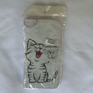 Samsung Galaxy S7 edge phone case Wallet Style With Kitten Cat